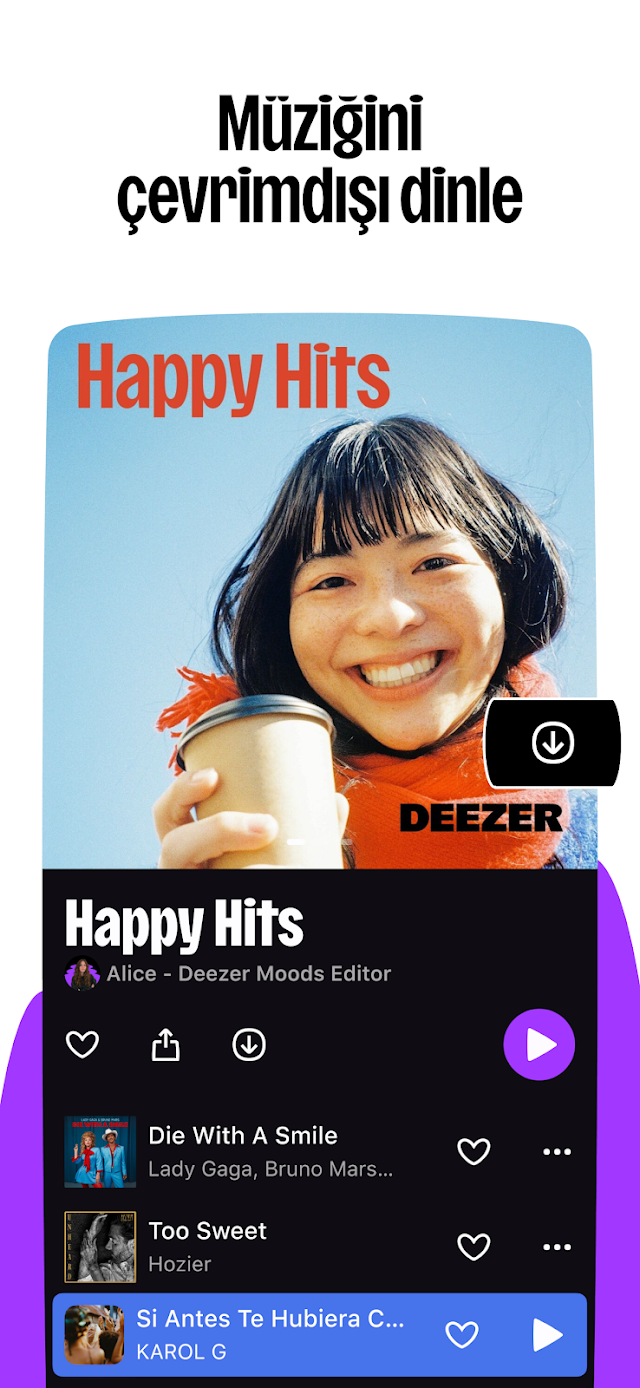 Deezer: müzik indirme programı Resimleri