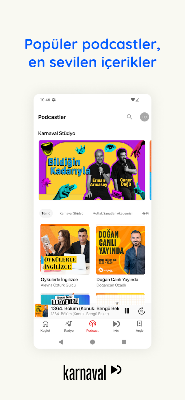 Karnaval: Müzik Radyo Podcast Resimleri