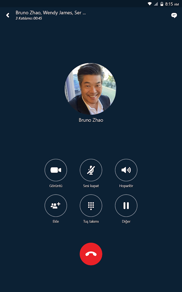 Skype for Business for Android Resimleri