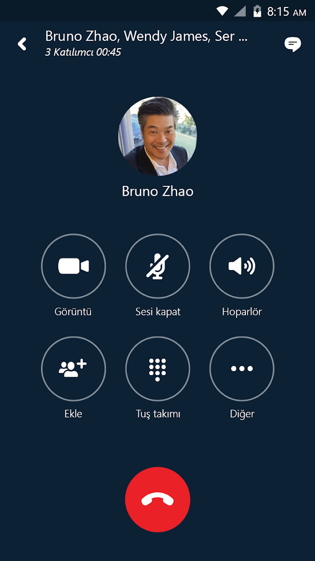 Skype for Business for Android Resimleri