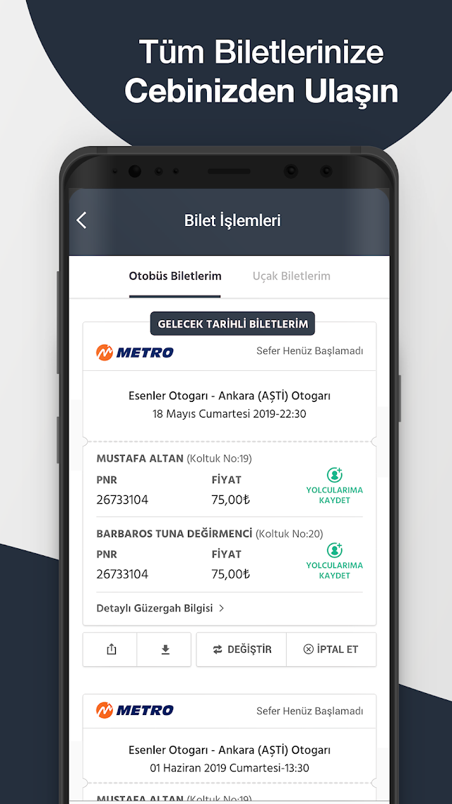Biletall Otobüs ve Uçak Bileti Resimleri