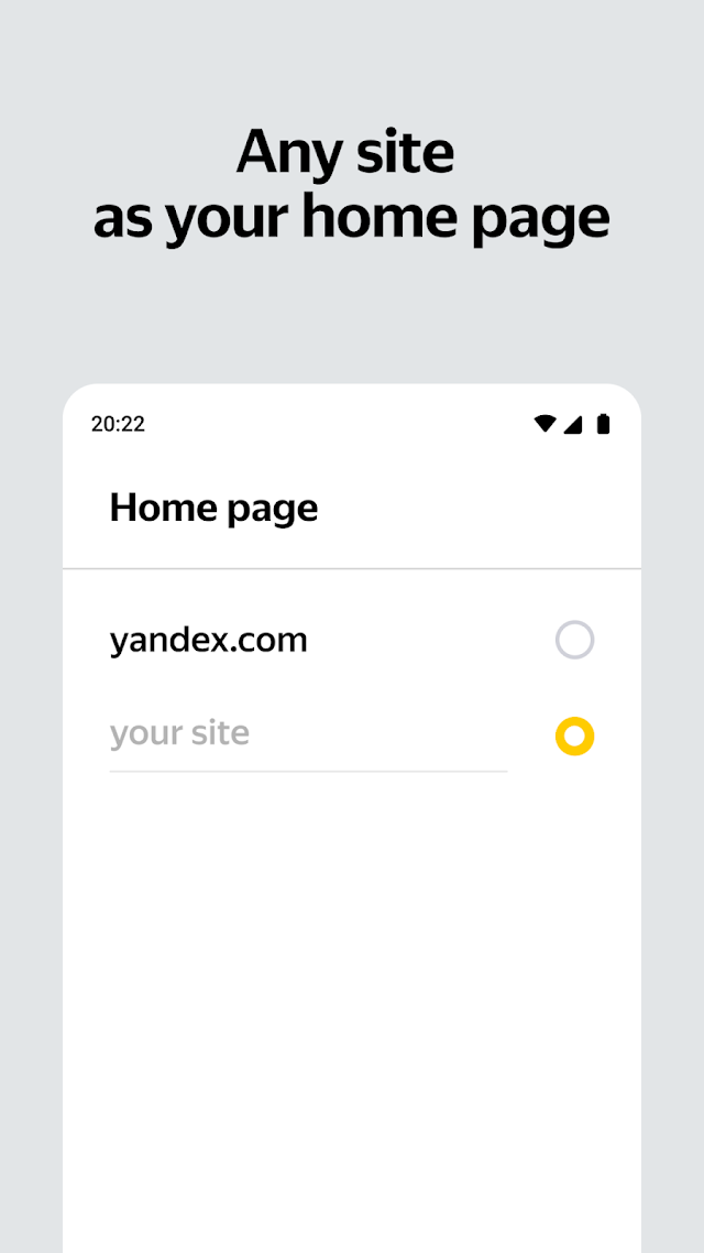 Yandex Start Resimleri