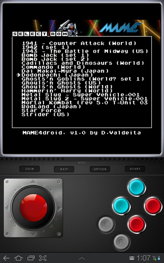 MAME4droid (0.37b5) Resimleri