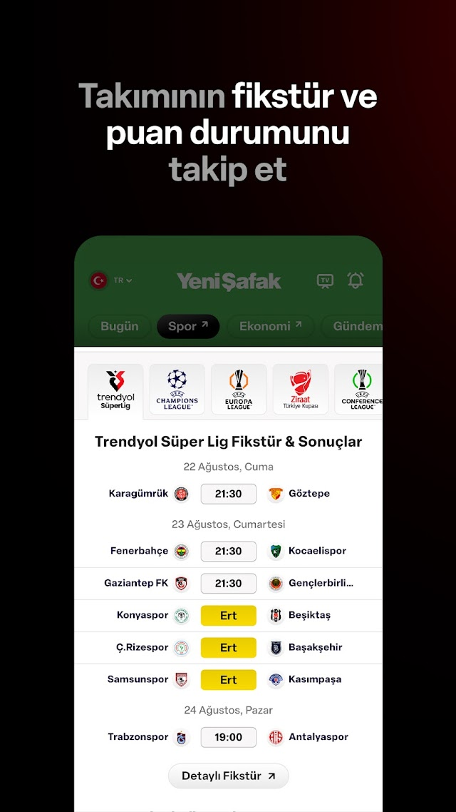 Yeni Şafak - Gazete Haber Spor Resimleri