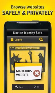 Norton Identity Safe password Resimleri