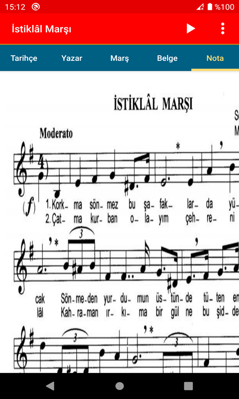 İstiklâl Marşı Resimleri